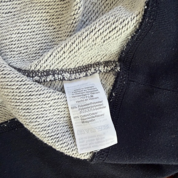 J Crew Authentic Fleece Blue Pullover Sweatshirt Large - Picture 3 of 4